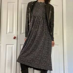 Zara Black Polka Dress size Small